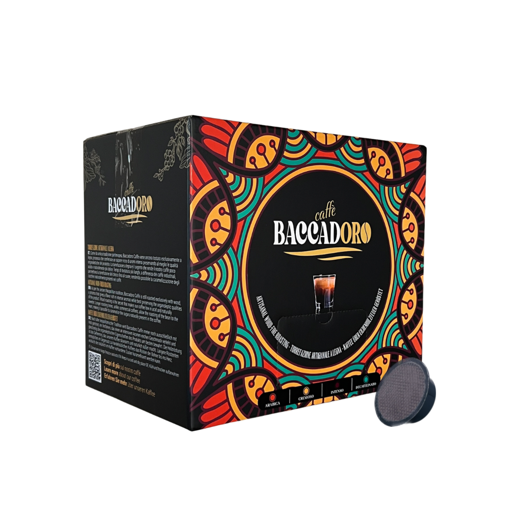 Café torréfié au feu de bois - 100 Capsules compatibles avec les machines Lavazza® A Modo Mio® à usage domestique